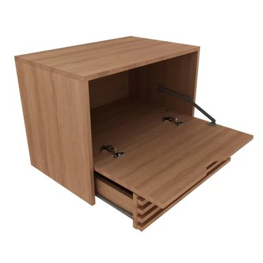 GABINETE PARA BAÑO ROSALÍ COLOR MARRÓN 1 CAJÓN 1 PUERTA TU MESITA - 3