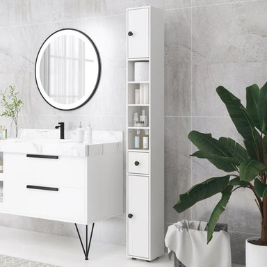 MUEBLE AUXILIAR DE BAÑO JESSY COLOR BLANCO TU MESITA