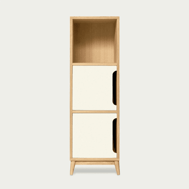 MUEBLE PARA BAÑO MULTIUSOS LIAM COLOR DUNA/BLANCO TU MESITA - 2