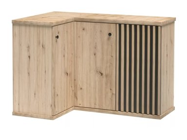 APARADOR PARA ESQUINA 3 PUERTAS FLORENCIA COLOR HAYA TU MESITA