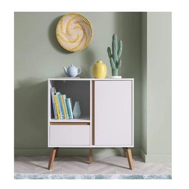 APARADOR MULTIUSOS TU MESITA AMAZONAS COLOR BLANCO 1 PUERTA