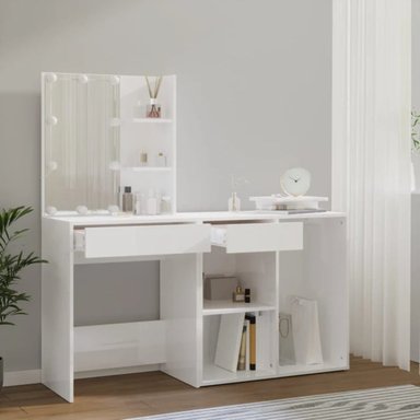 TOCADOR Y ORGANIZADOR BETTY COLOR BLANCO TU MESITA - 2