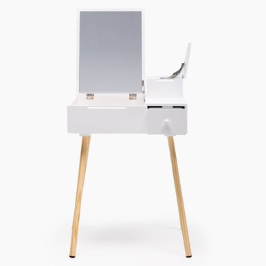 MUEBLE TOCADOR VINTAGE BLANCA 88X60CM - 3