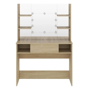 TOCADOR JUVENIL TU MESITA OLIMPIA COLOR DUNA 1 CAJÓN MAS ESPEJO