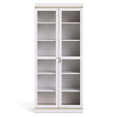 VITRINA VINTAGE ROMEO COLOR BLANCO/DUNA 2 PUERTAS TU MESITA - 3