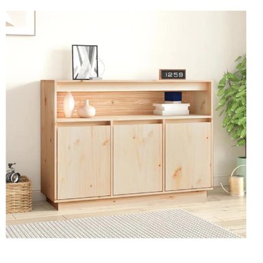 APARADOR CLÁSICO TU MESITA ROSSY COLOR DUNA 3 PUERTAS