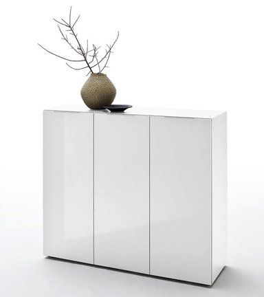 APARADOR CLÁSICO BENJAMIN 3 PUERTAS COLOR BLANCO TU MESITA