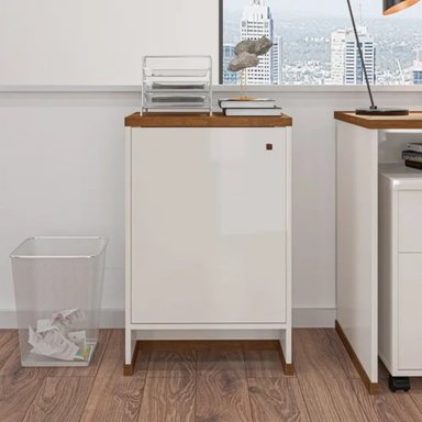 APARADOR MODERNO 1 PUERTA ISIDRO COLOR BLANCO TU MESITA