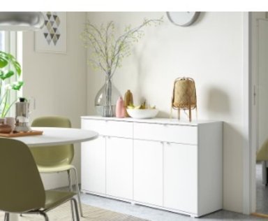 APARADOR MODERNO SAMI 140CM BLANCO TU MESITA