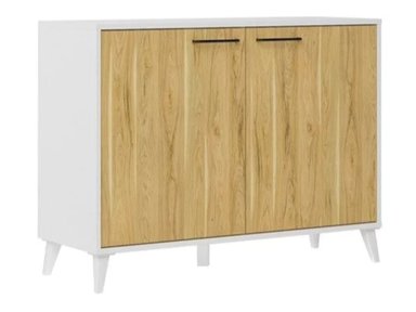 APARADOR MODERNO 2 PUERTAS AGAPITA COLOR BLANCO/DUNA TU MESITA