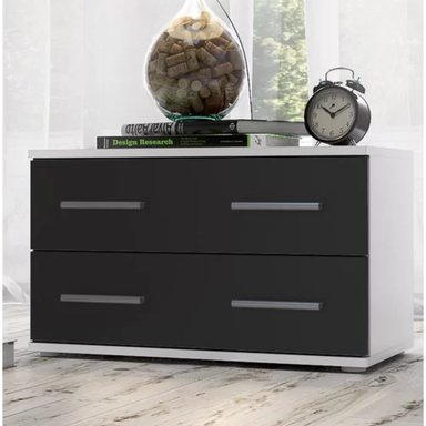 VELADOR CONTEMPORÁNEO HILDA BLANCO/NEGRO