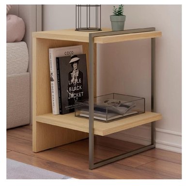 MESITA DE NOCHE MODERNA JOAN TU MESITA MELAMINA 18MM COLOR BLANCO