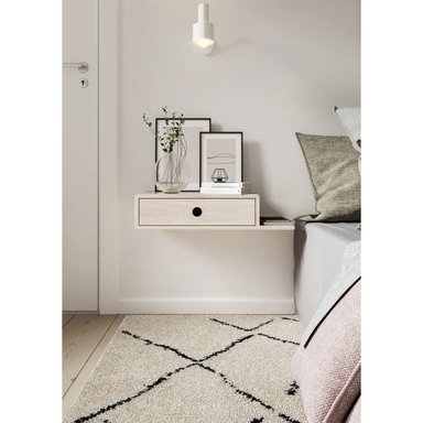 VELADOR FLOTANTE CONTEMPORÁNEO ARMANI BLANCO 45CM