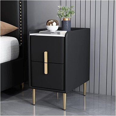 VELADOR CONTEMPORÁNEO LUXURY NEGRO PUSÉ 57CM