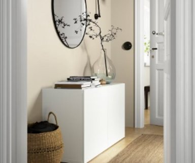 APARADOR MODERNO BERLIN MELAMINE BLANCO TU MESITA