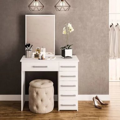 TOCADOR CONTEMPORÁNEO FRAPE BLANCO 140CM