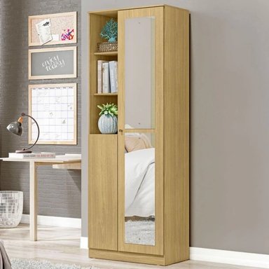 ZAPATERA MULTIUSOS ALEXIS 2 PUERTAS CON ESTANTES TU MESITA COLOR DUNA