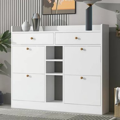 ZAPATERA RECIBIDOR SPARZA COLOR BLANCO TU MESITA