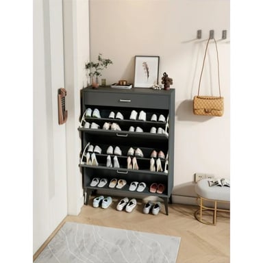 ZAPATERA CLÁSICA INDIANA COLOR GRIS TU MESITA - 2