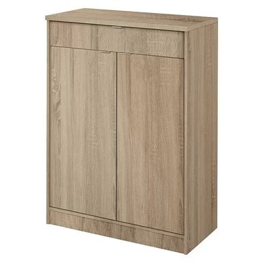 ZAPATERA MODERNA BERLINA COLOR ROBLE TU MESITA 2 PUERTAS 1 CAJÓN