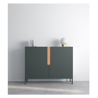 ZAPATERA MINIMALISTA MUFASA TU MESITA MELAMINA 18MM COLOR NEGRO