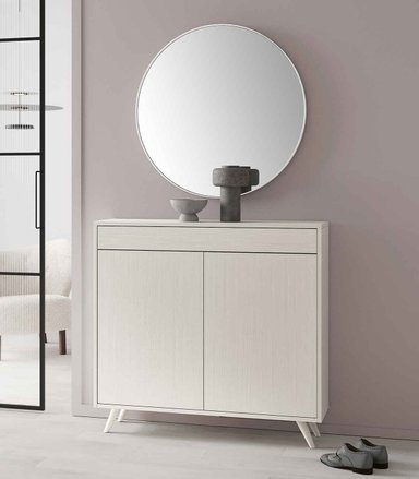 ZAPATERA MODERNA ANGELA COLOR BLANCO TU MESITA