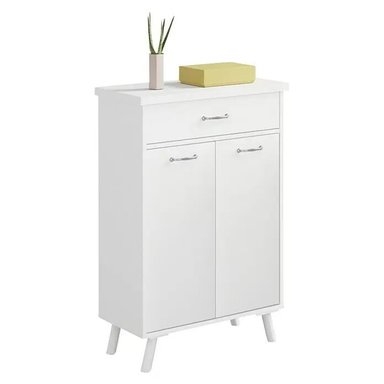 ZAPATERA RECIBIDOR ALEJANDRINA COLOR BLANCO TU MESITA