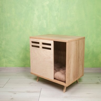 MUEBLE PARA MASCOTAS PRATT COLOR DUNA TU MESITA