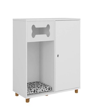 MUEBLE PARA MASCOTAS RUFUS COLOR BLANCO TU MESITA
