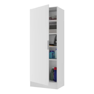 MUEBLE PARA LAVANDERIA MULTIUSOS 1 PUERTA JACOB COLOR BLANCO TU MESITA - 2