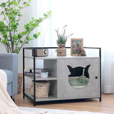 MUEBLE PARA GATOS BRONCO COLOR GRIS TU MESITA