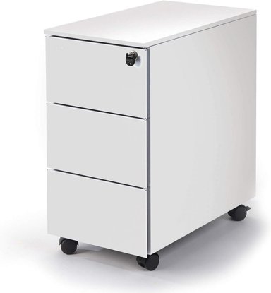 MUEBLE CON RUEDAS MERFI COLOR BLANCO TU MESITA