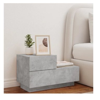 VELADOR  MULTIUSOS MIRTHA COLOR GRIS 2 CAJONES TU MESITA