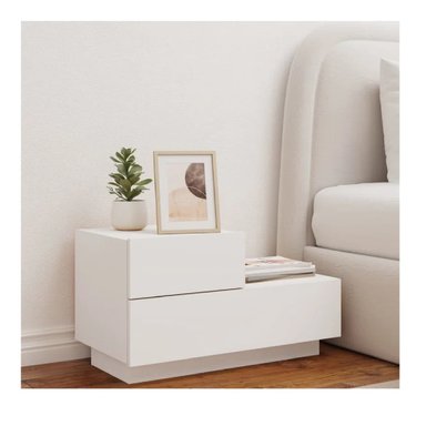 VELADOR MULTIUSOS MIRTHA COLOR BLANCO 2 CAJONES TU MESITA