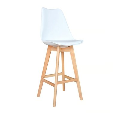BANCO VINTAGE ALTO VERETTA COLOR BLANCO TU MESITA - 1