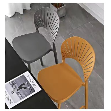 BANCO MINIMALISTA ALTO FLORENCIA COLOR AMARILLO TU MESITA - 3