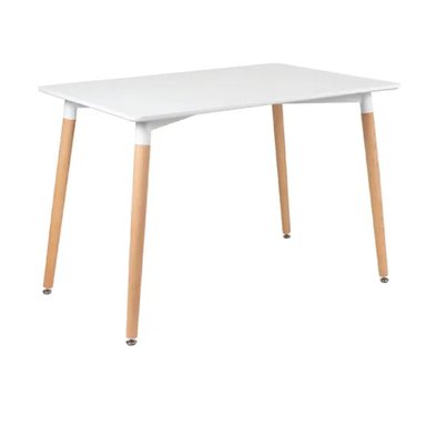 MESA PRÁCTICA DE COMEDOR ALANIS RECTANGULAR COLOR BLANCO TU MESITA - 2