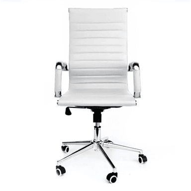 SILLA DE OFICINA EJECUTIVA ODISEY ERGONOMICA COLOR BLANCO TU MESITA