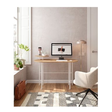 ESCRITORIO JUVENIL MONCERRAT COLOR DUNA/BLANCO TU MESITA