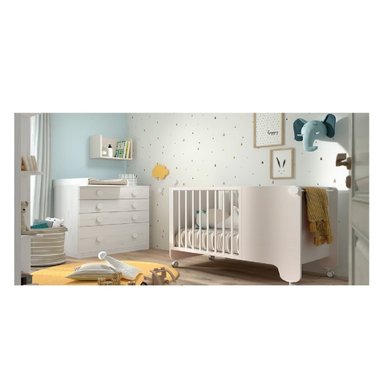 CÓMODA INFANTIL PILIMILY COLOR BLANCO 4 CAJONES TU MESITA - 2