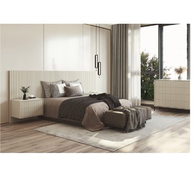 CÓMODA NÓRDICA SAHARA COLOR BLANCO 4 CAJONES TU MESITA - 3