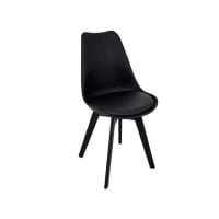 SILLA DE COMEDOR CLÁSICA VERO COLOR NEGRO TU MESITA