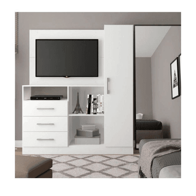 CÓMODA MODERNA MADRID TV 42?? BLANCO 149 CM