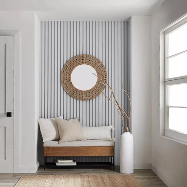 RECIBIDOR MODERNO BENJA COLOR CHIAVENNA CON ASIENTO ACOLCHONADO TU MESITA