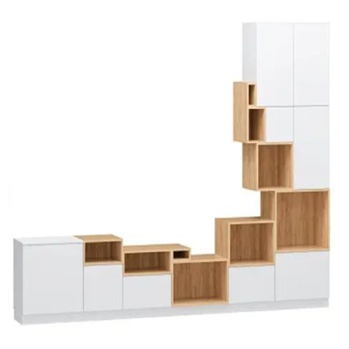 MESA DE TV CON ORGANIZADOR ORUS COLOR BLANCO/DUNA TU MESITA - 2