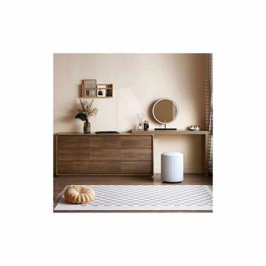 TOCADOR EXTENSIBLE ARTHUR CON ESPEJO LED Y ASIENTO COLOR CHIAVENNA TU MESITA