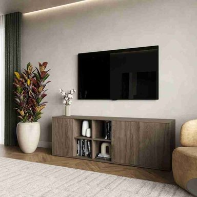 MESA DE TV KAFKA COLOR COÑAC TU MESITA