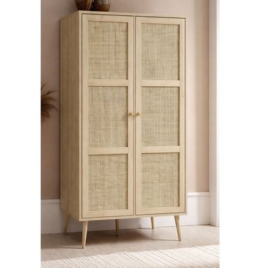 ROPERO VINTAGE BOLIVIA CON RATAN 2 PUERTAS TU MESITA