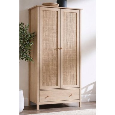 ROPERO VINTAGE ASUNCIÓN CON RATAN 2 PUERTAS TU MESITA
