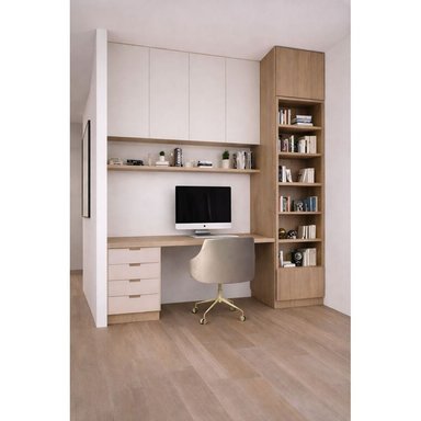 ESCRITORIO VINTAGE JULIAN COLOR ROVERE/BLANCO TU MESITA